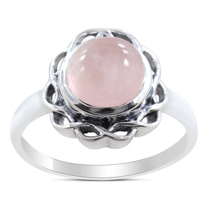 Black Onyx Silver Designer Rings