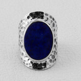 Lapis Lazuli 925 Sterling Silver Designer Ring