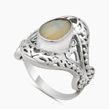 925 Sterling Silver Ethiopian Opal Rings
