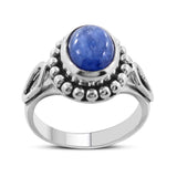 Natural Kyanite Silver Ring