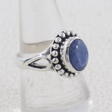 Natural Kyanite Silver Ring