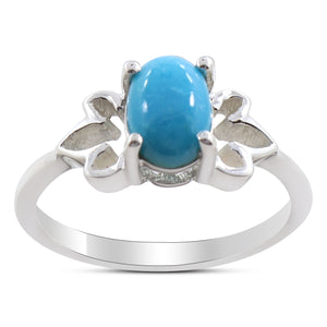 Mexican Turquoise Silver Rings