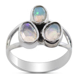 Ethiopian Opal Silver Ring