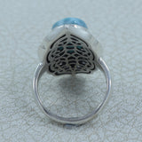 Larimar Silver Ring