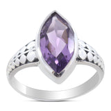 Beautiful Amethyst Silver Ring