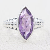 Beautiful Amethyst Silver Ring