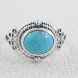 Mexican Turquoise Sterling Silver Rings