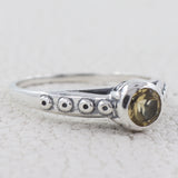 Citrine Silver Ring