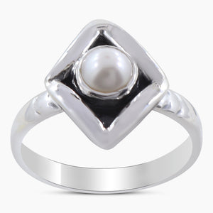 Natural Pearl 925 Sterling Silver Rings