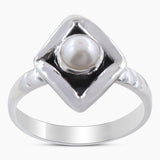Natural Pearl 925 Sterling Silver Rings