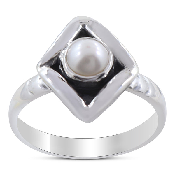 Natural Pearl 925 Sterling Silver Rings