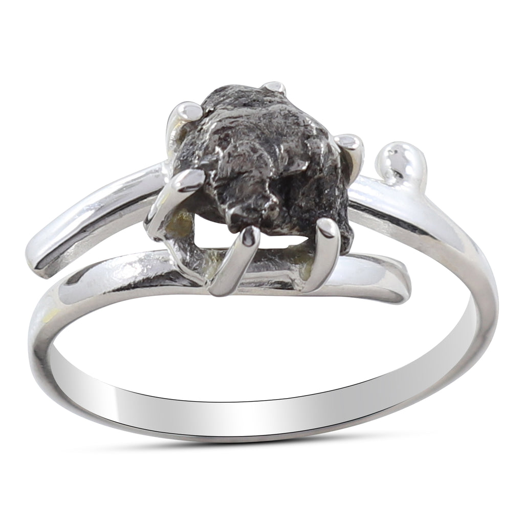 Meteorite Silver Rings