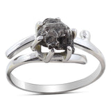 Meteorite Silver Rings