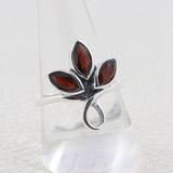 Natural Garnet 925 Sterling Silver Ring