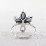 Natural Garnet 925 Sterling Silver Ring