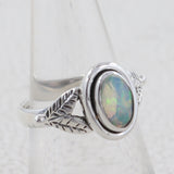 Ethiopian Opal Handmade Sterling Silver Ring