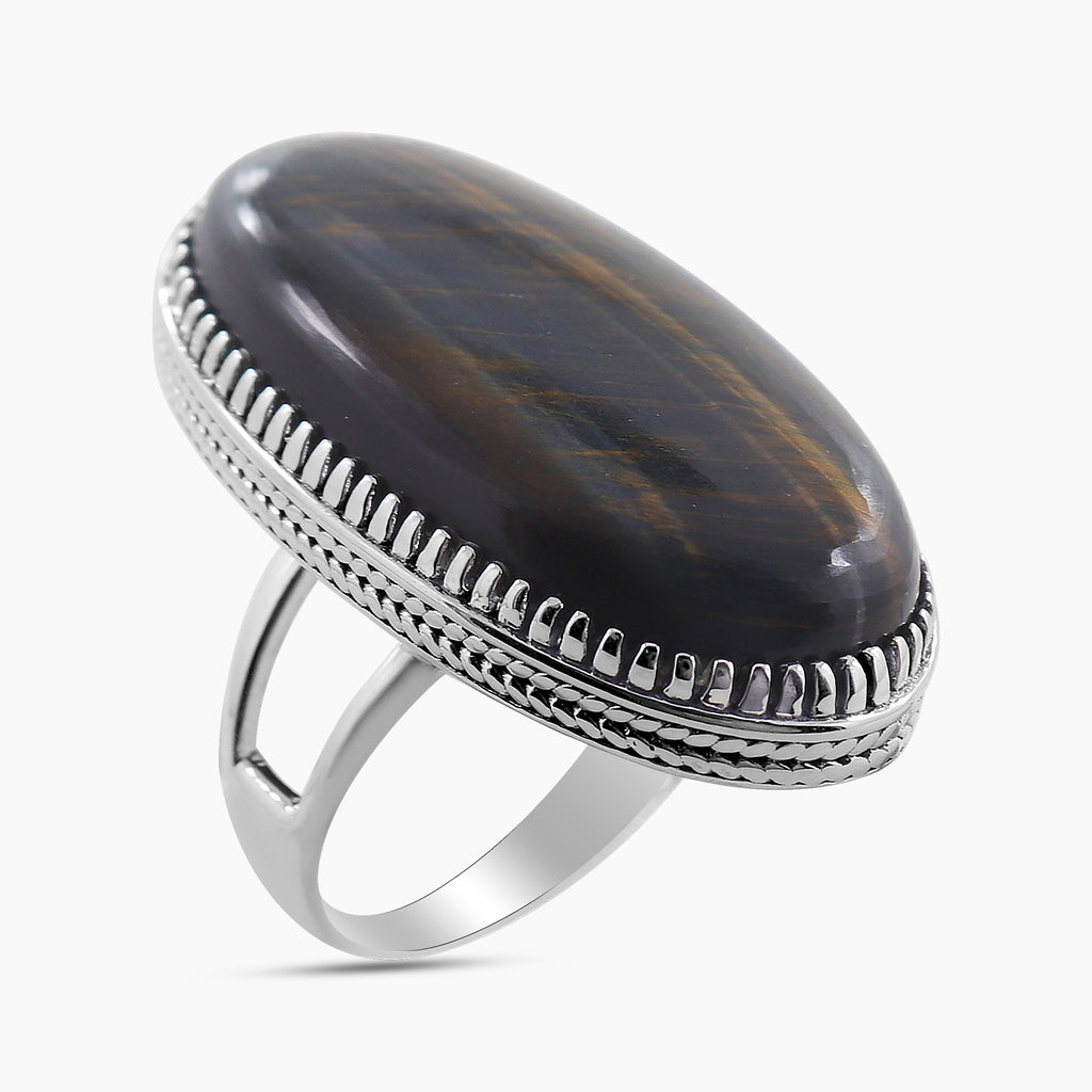 Tiger Eye Sterling Silver Rings