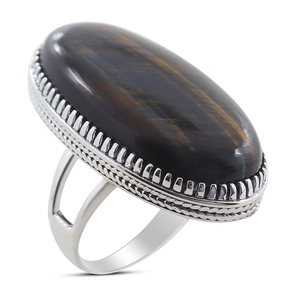 Tiger Eye Sterling Silver Rings