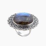 Labradorite Silver Rings