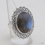 Labradorite Silver Ring