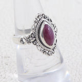 Charoite Silver Ring