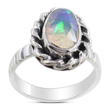 Ethiopian Opal silver Ring