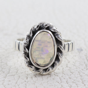Ethiopian Opal silver Ring