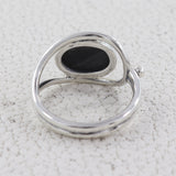 925 Strerling Silver Black Onyx Handmade Ring