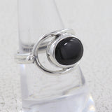 925 Strerling Silver Black Onyx Handmade Ring