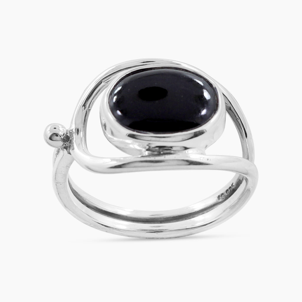 925 Sterling Silver Black Onyx Rings
