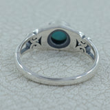 925 Sterling Silver Larimar Gemstone Ring