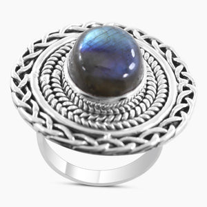 Rainbow Moonstone Rings