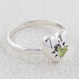 Peridot Gemstone 925 Sterling Silver Ring