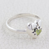 Peridot Gemstone 925 Sterling Silver Ring