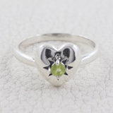 Peridot Gemstone 925 Sterling Silver Ring