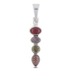 Natural Tourmaline With Multi Color Gemstone Pendants - Tourmaline Jewelry ideas
