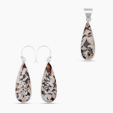 Peanut Wood Jasper Pendant Sets