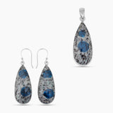 K2 Jasper Silver Pendant Sets
