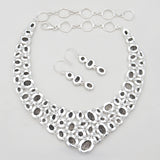 Natural Singing Quartz Necklace Jewelry Sets