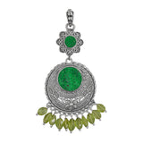 925 Sterling Silver Uvarovite Pendant Jewelry