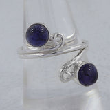 Iolite Silver Ring