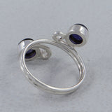 Iolite Silver Ring