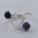 Iolite Silver Ring