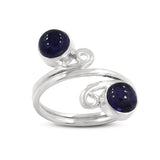 Iolite Silver Ring