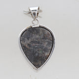 Libethenite Druzy Silver Pendants