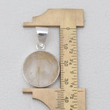Rutilated Quartz Silver Pendants