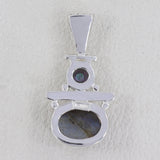 925 Sterling Silver Labradorite Pendant