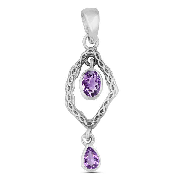 925 Sterling Silver Peridot Pendant