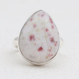 Pink Thulite Silver Rings