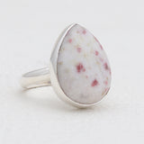 Pink Thulite Silver Rings